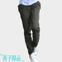 2012春装新款 韩版宽松女裤 时尚休闲哈伦裤 宽松运动<span class=H>潮裤</span>
