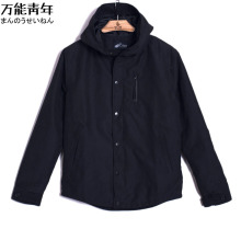 尖货 日单BEAMS 春装新款 男士风衣外套 修身连帽纯棉风衣 男