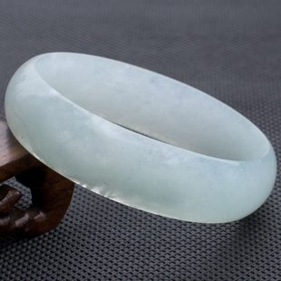  正品翡翠手镯冰糯种玉镯 翡翠贵妃玉镯子 有小瑕疵特价处理
