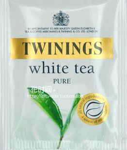  英国原装川宁UK TWININGS/WHITE TEA PURE/致醇白茶/单片