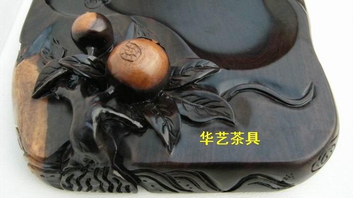 實木原木茶具富貴石榴立體雕刻黑檀木茶盤功夫茶藝茶道送禮佳品在類目 餐飲具, 茶具, 功夫茶具中 - 來自Buy2taobao.com提供專業的淘寶代購服務