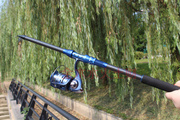 海竿2.12.42.73.03.6米鱼竿碳素渔具钓鱼竿，抛竿海杆套装