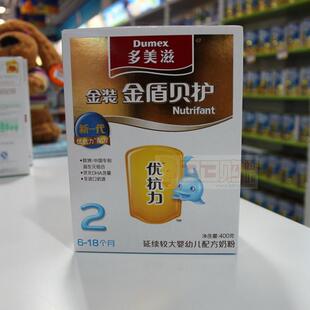  Dumex/多美滋金装金盾贝护延续较大婴幼儿配方奶粉2段400g 105114