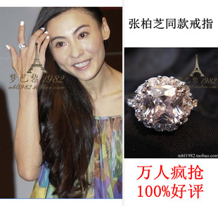  特价清仓 鸽子蛋食指戒指女宫廷大指环莫桑夸张婚礼SONA钻戒