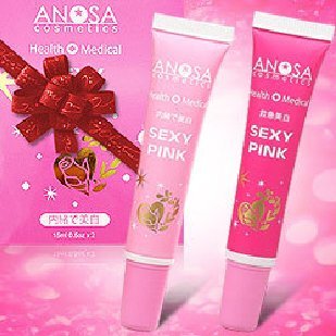 4315金冠 Anosa私密嫩白凝胶15ml+私密急救粉红乳15ml 抢救黑嬷嬷