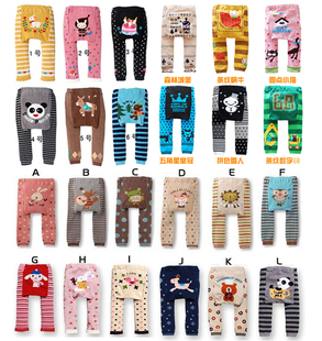  秋冬款卡通大PP裤 宝宝打底裤 儿童保暖裤 大屁屁裤