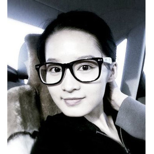 眼睛框大框非主流平光眼镜框 黑框守望的天空