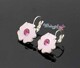 众多韩国名星喜欢的梅花耳扣(粉色)