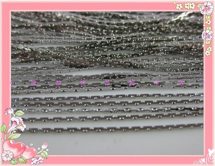 1.00MM铜镀银白色链条,1.5元/米|msdalam kategori Aksesori/Barang Kemas Fesyen, aksesori DIY, rantaian - dari Buy2taobao.com untuk memberikan perkhidmatan ejen Taobao profesional membeli