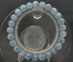  天极水晶 正品天然精品海蓝宝手链7.2mm(NO.3278)~实物拍摄