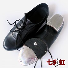 厂家直销 真牛皮 铁板 踢踏舞蹈鞋/专业定做男子踢踏舞蹈鞋 批发