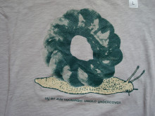 现货uniqlo X undercover UU短袖t恤tee 蜗牛 灰色(包邮)