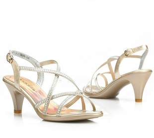  特价清货奇迪新款女鞋 中跟细带组合简约优雅气质凉鞋0655