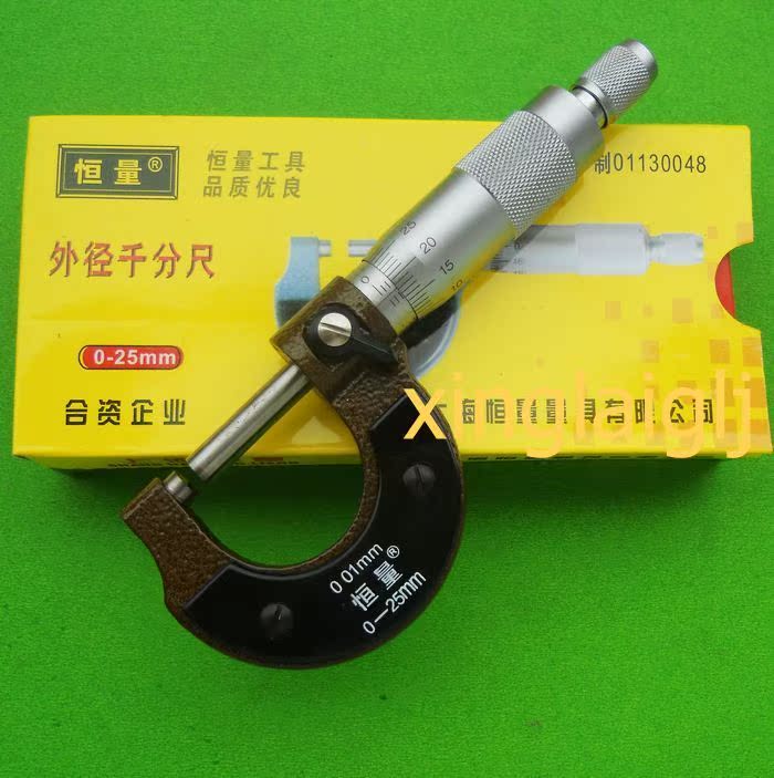 上海恒量A型外徑千分尺0-25MM 25-50 50-75 75-100螺旋測微器在類目 五金/工具, 手動工具, 測量工具, 千分尺中 - 來自Buy2taobao.com提供專業的淘寶代購服務
