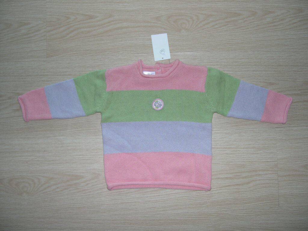 儿童<em>毛衣</em>,Ducci设计.粉色<em>织花</em>. 蝙蝠衫.八折需改