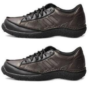  阿迪达斯男鞋正品跑步鞋Adidas户外鞋秋冬阿迪皮面跑步鞋G40140
