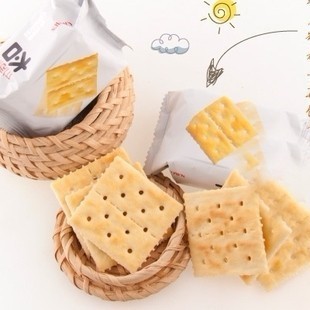  韩国进口 可拉奥crown太口无糖咸苏打饼干 低卡代餐饱腹 56g