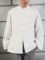 上下架计划:唐装汉服居士服慈缘棉麻布衣禅修服盘扣休闲男装春秋打坐服YCD052