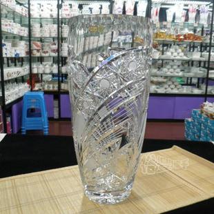 裕丰轩 花瓶 水晶花瓶 奢侈品型车料落地居家花