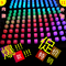 上下架计划:led点光源 220V 12珠七彩内控/外控/方形50*50 全彩点屏 景观照明