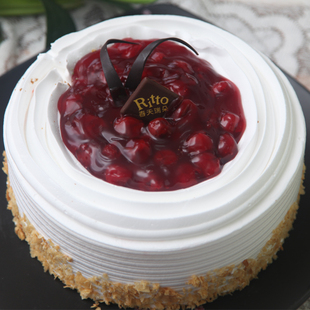  春天瑞朵掼奶  樱桃の丸子生日蛋糕 杭州主城区免费配送