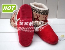 新品 厂价直销可外穿小鹿靴 小鹿雪地靴 女靴保暖靴子 超低价