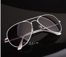 Nueva rayban / 903 gafas de sol Ray-Ban gafas de sol de los hombres blancos placa bastidor mujeres