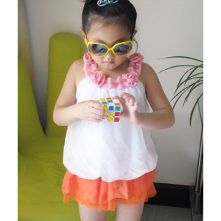  童装儿童女装夏装新款韩版小孩衣服女童吊带衫女童吊带背心潮