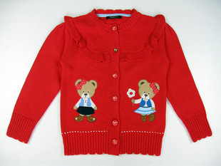 2012秋款童装 女童外套 超美款宝宝<em>小圆领</em>提花