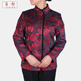 物女服装女士松紧裤中老年服装冬款女裤<em>加厚</em>加