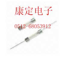 玻璃 保险管 带引线 保险丝 5*20 3.15A 250V 双帽 环保 慢断
