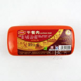  哈肉联午餐肉350g 正品保证哈尔滨特产红肠正宗火腿肠运费8元包邮