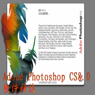 Adobe Photoshop CS8.0 ps后期图片照片处理软件
