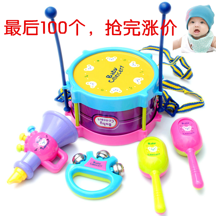【天天特价】婴儿儿童早教玩具音乐拍拍鼓 宝宝玩具0-1-3岁6月|msdalam kategori Toy/bayi/teka-teki/blok bangunan/model, mainan muzik/Alat Muzik kanak-kanak, elektrik tangan rentak drum - dari Buy2taobao.com untuk memberikan perkhidmatan ejen Taobao profesional membeli