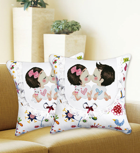 品预售 翻盖抱枕 下一站十字绣套件 YY1080 亲