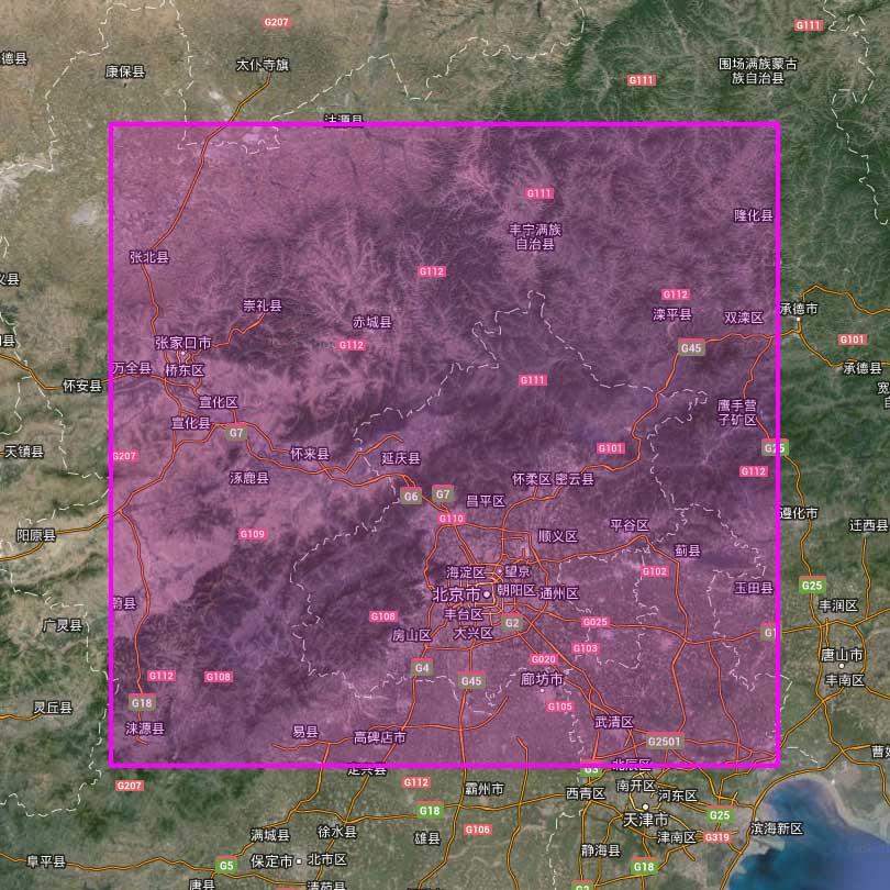北京周边地区OruxMaps多层离线卫星地图(最高