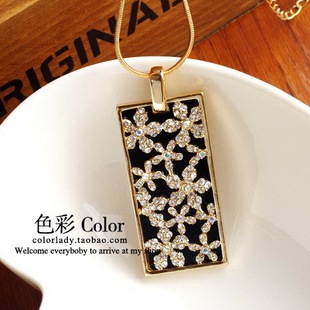  3件包邮 出口饰品 韩国订单高品质18K镀金超精美雪花长项链毛衣链