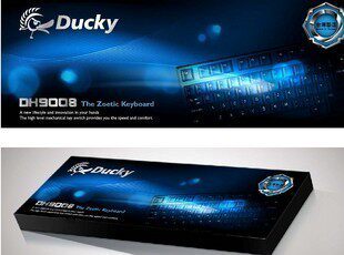 DUCKY魔力鸭 DK9008 shining 背光机械键盘 黑/青/茶/红轴 包顺丰