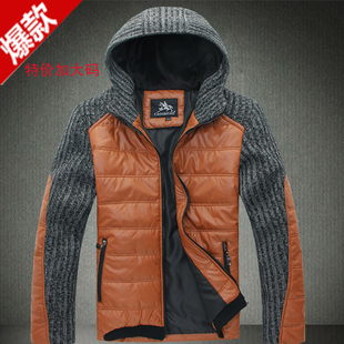  新品秋冬新款男士加大码加肥外套休闲棉衣加厚男式短款棉服30