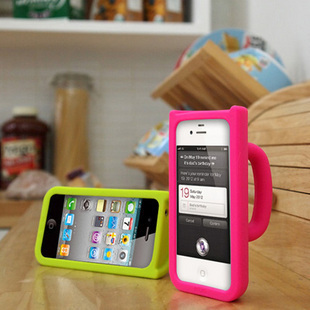白菜党：创意水杯 iphone4s手机硅胶保护套