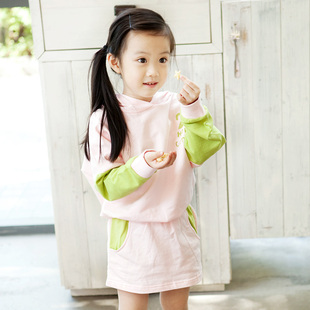 一件包邮 童装女童春装韩版新款时尚纯棉儿童连衣裙子公主裙