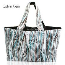 Calvin Klein正品 双面环保 超大手提单肩包 购物袋帆布包 游泳包