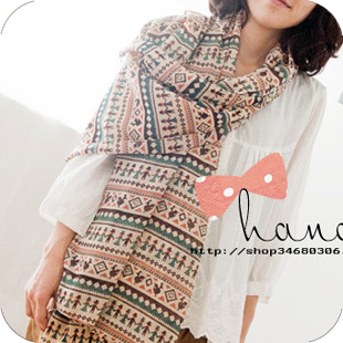 甜美卡通可爱围巾...