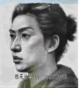 纯手绘素描人物画 人体素描画 美院手法人物素描肖像定制