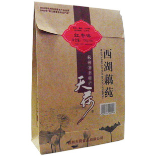  天荷藕粉西湖藕莼 红枣 藕粉 杭州特产 速溶 150g杭州特产 莲藕粉