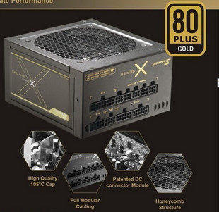 海韵 X-850 80Plus金牌 全模组电源 额定850w 5年质保 全国包邮！