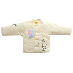  牵手娃 儿童棉衣纯手工天然棉花宝宝棉上衣/春秋棉袄 对襟上衣007