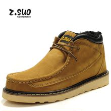 Z.Suo/走索男鞋时尚真皮休闲男靴工装高帮靴牛仔靴潮流短靴SC020