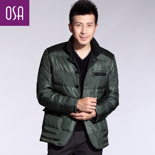  80%白鸭绒 OSA秋冬装立领商务休闲短款男士羽绒服清仓MY24144