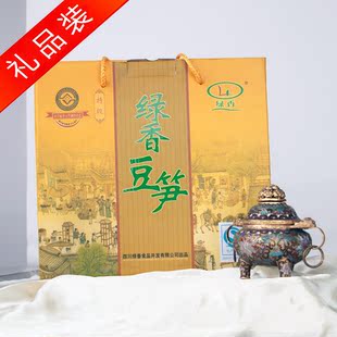  绿香豆笋 腐竹 豆筋 1000克 礼品装 中国非物质文化遗产 达州特产